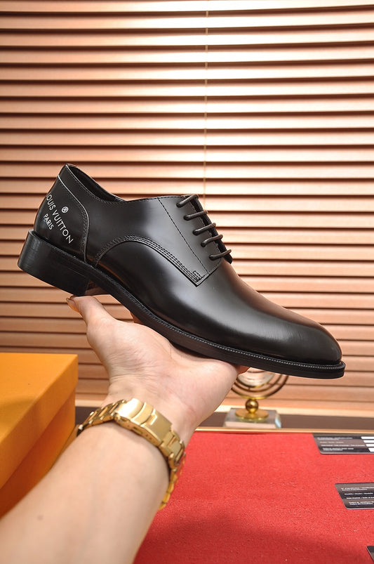 Louis Vuitton Black Derby Shoe