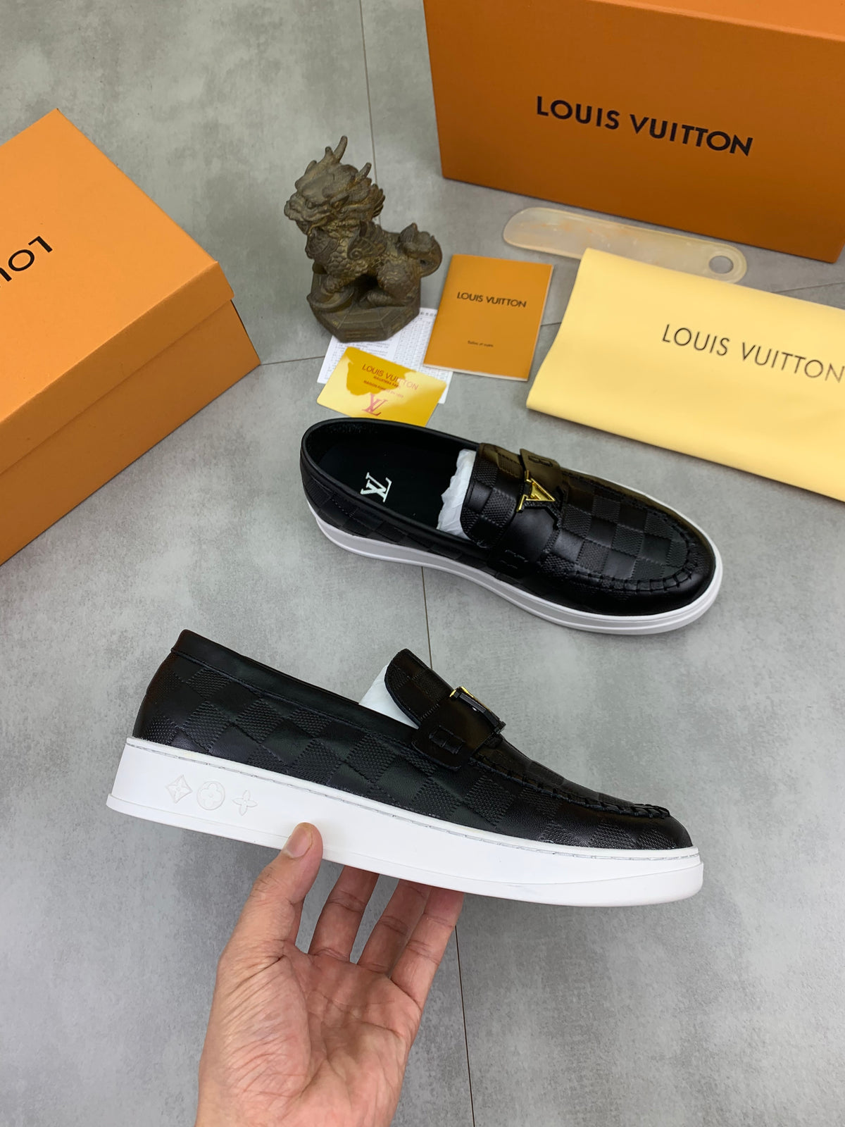 Louis Vuitton LV Resort Black Damier Loafer