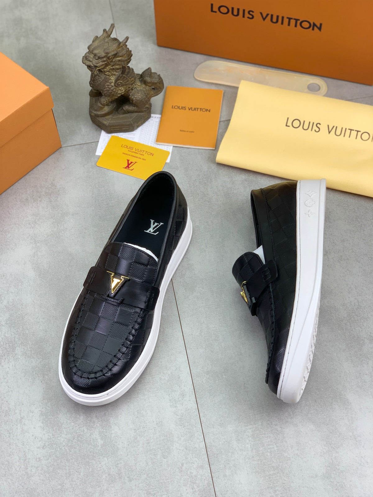 Louis Vuitton LV Resort Black Damier Loafer