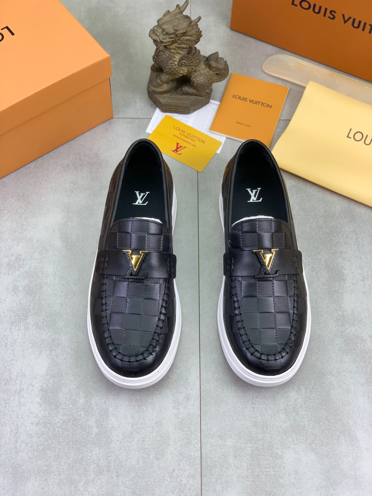 Louis Vuitton LV Resort Black Damier Loafer