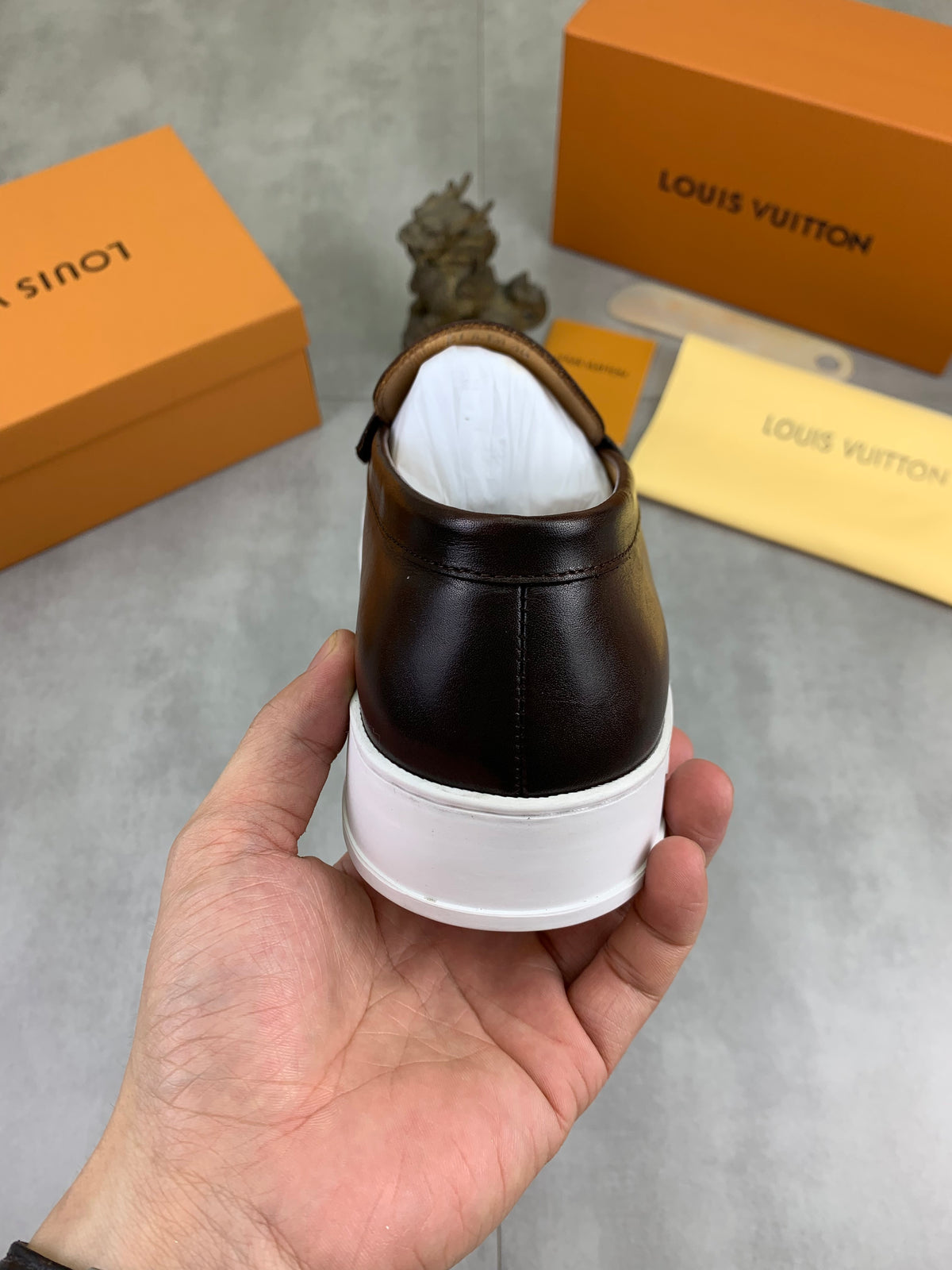 Louis Vuitton LV Resort Brown Leather Loafer