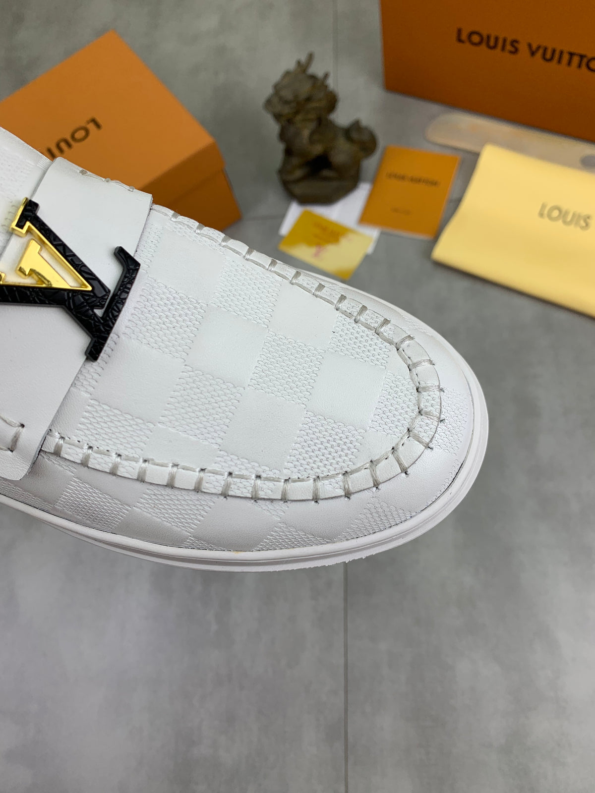 Louis Vuitton LV Resort White Damier Loafer
