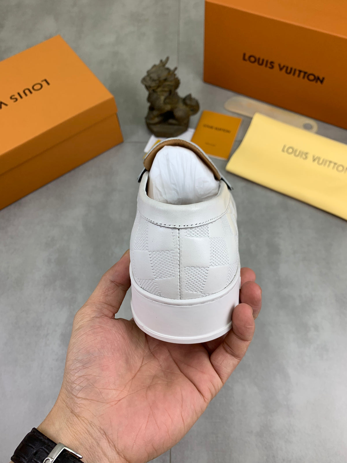 Louis Vuitton LV Resort White Damier Loafer