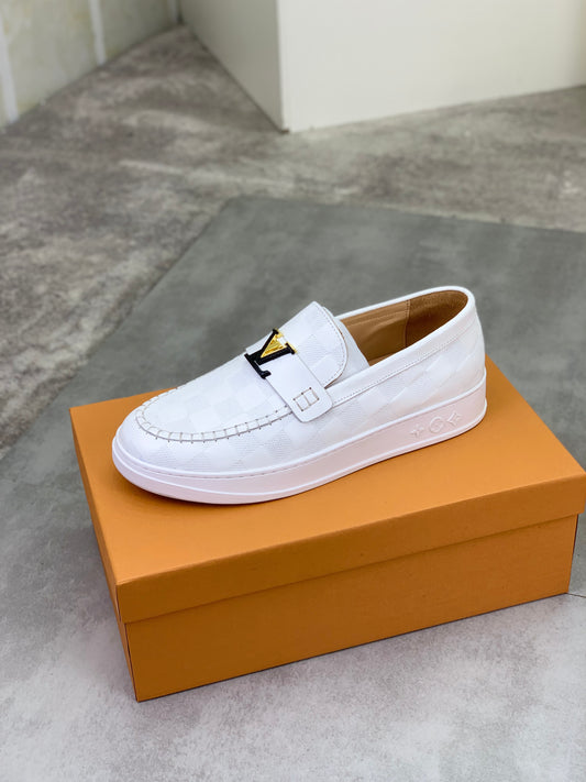 Louis Vuitton LV Resort White Damier Loafer