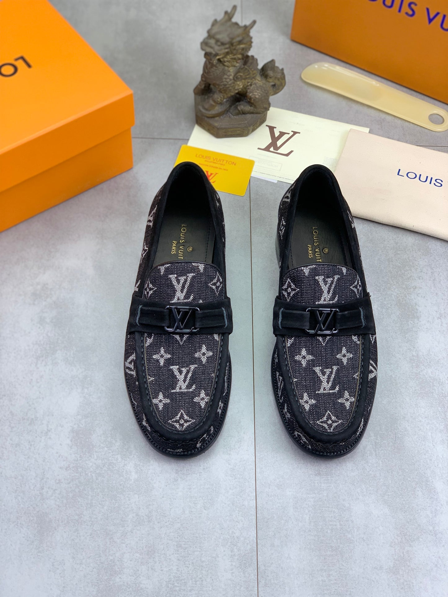 Louis Vuitton Major Monogram Eclipse Jacquard Loafer
