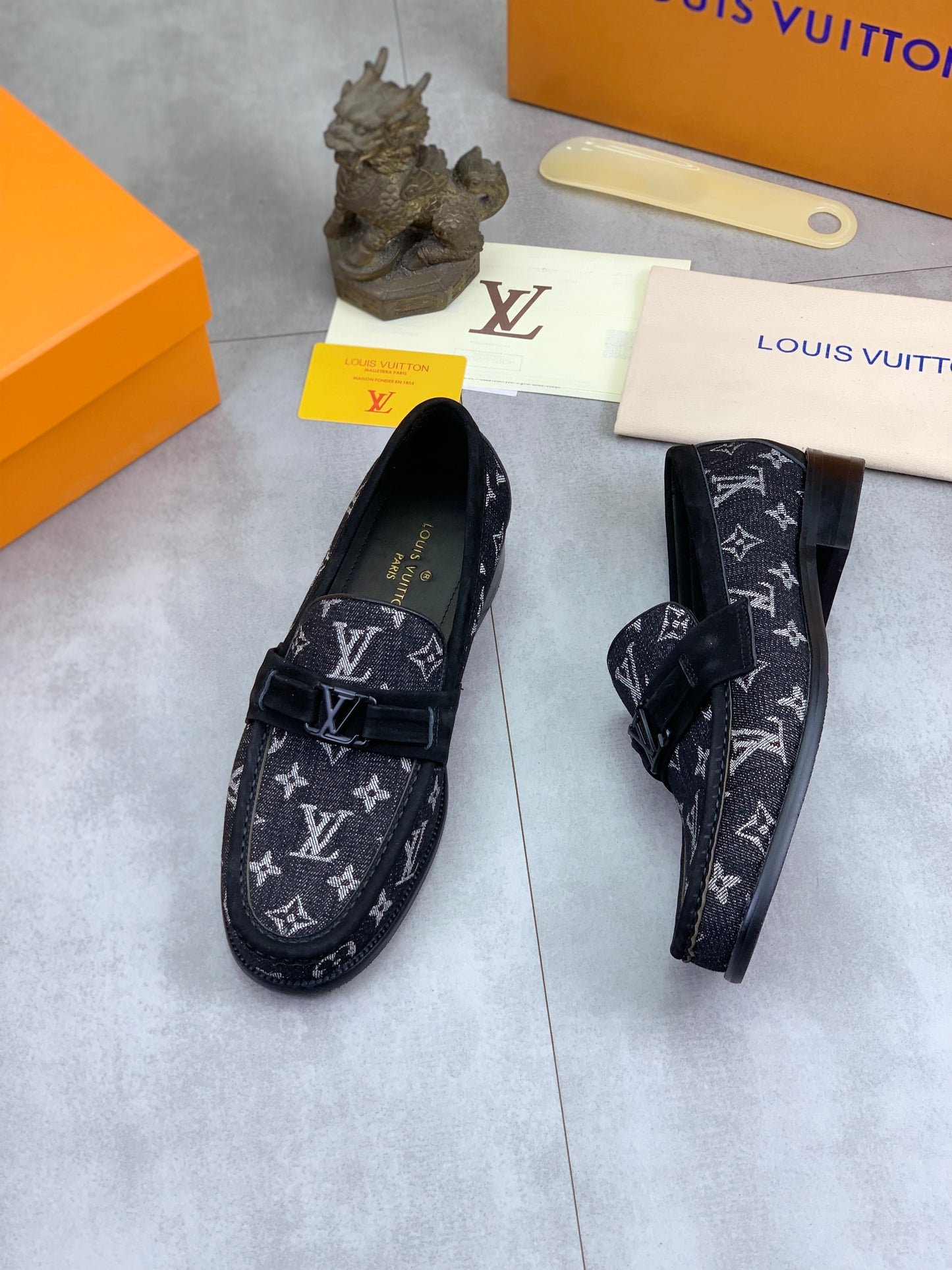 Louis Vuitton Major Monogram Eclipse Jacquard Loafer