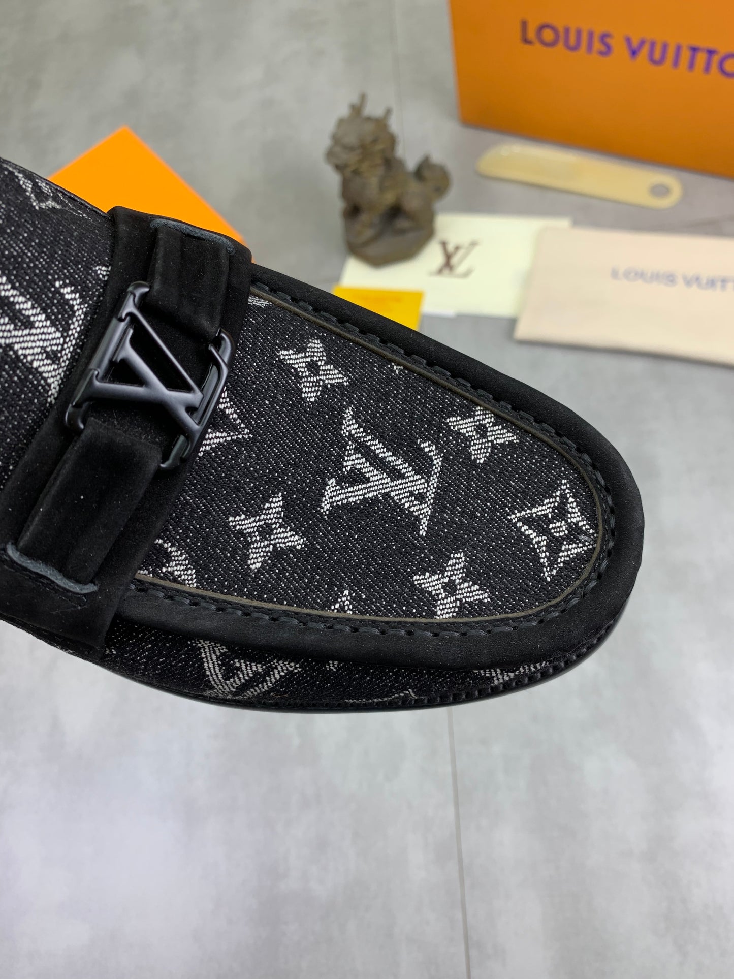 Louis Vuitton Major Monogram Eclipse Jacquard Loafer
