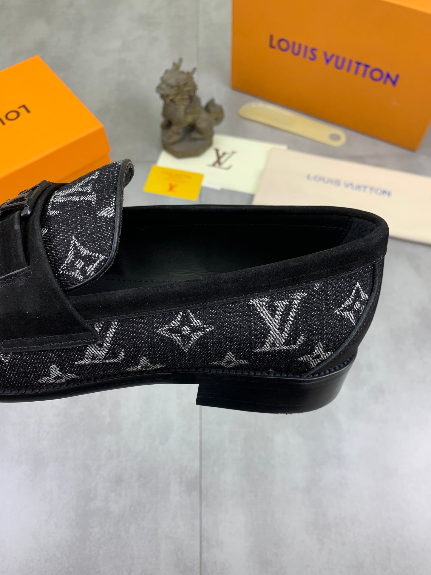 Louis Vuitton Major Monogram Eclipse Jacquard Loafer