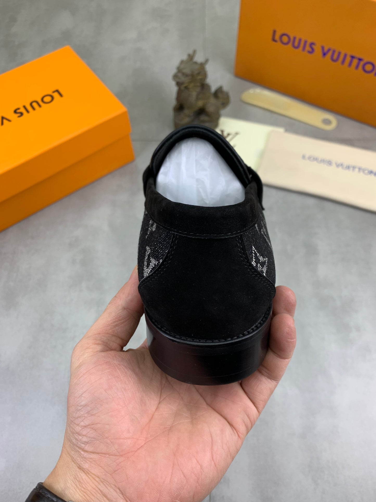Louis Vuitton Major Monogram Eclipse Jacquard Loafer