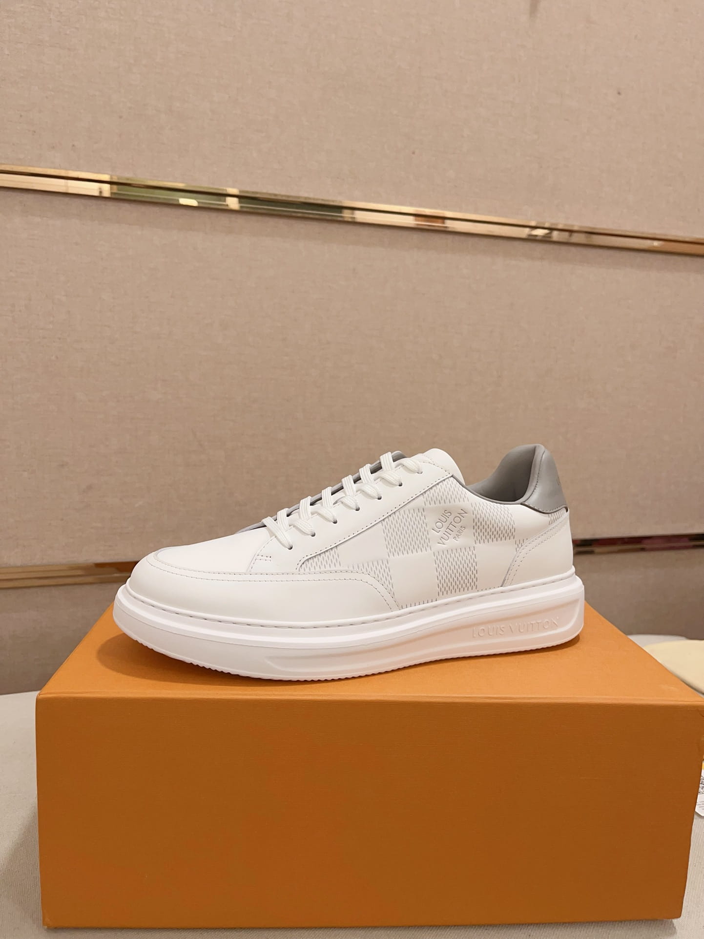 Louis Vuitton Beverly Hills White Damier Sneakers
