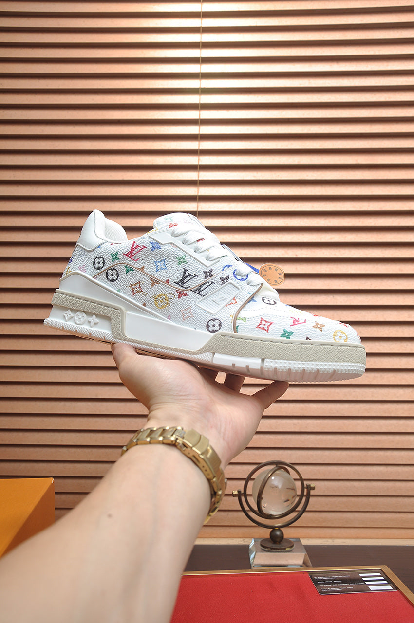 Louis Vuitton LV Trainer Takashi Murakami Multicolour Sneakers
