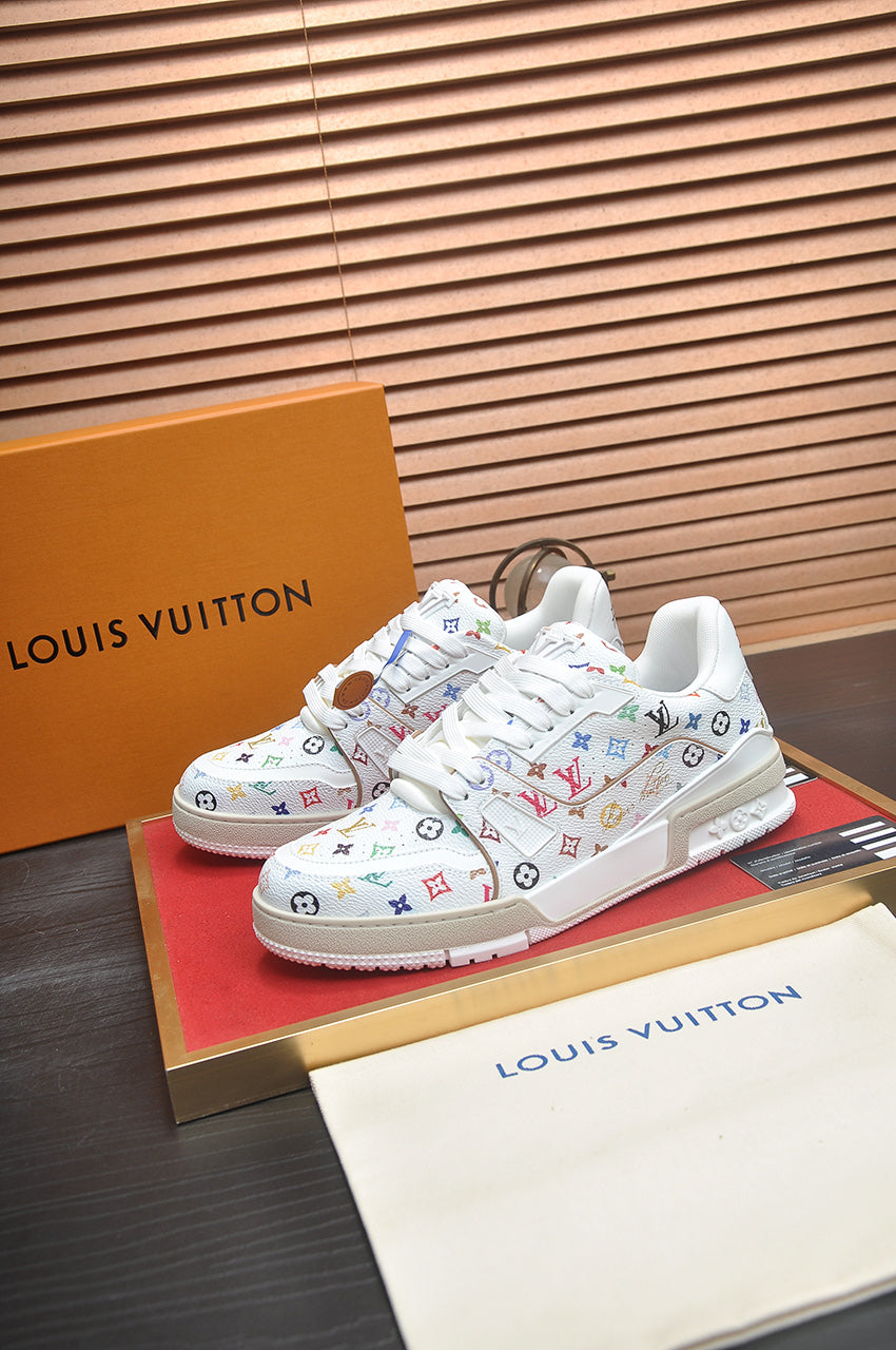 Louis Vuitton LV Trainer Takashi Murakami Multicolour Sneakers