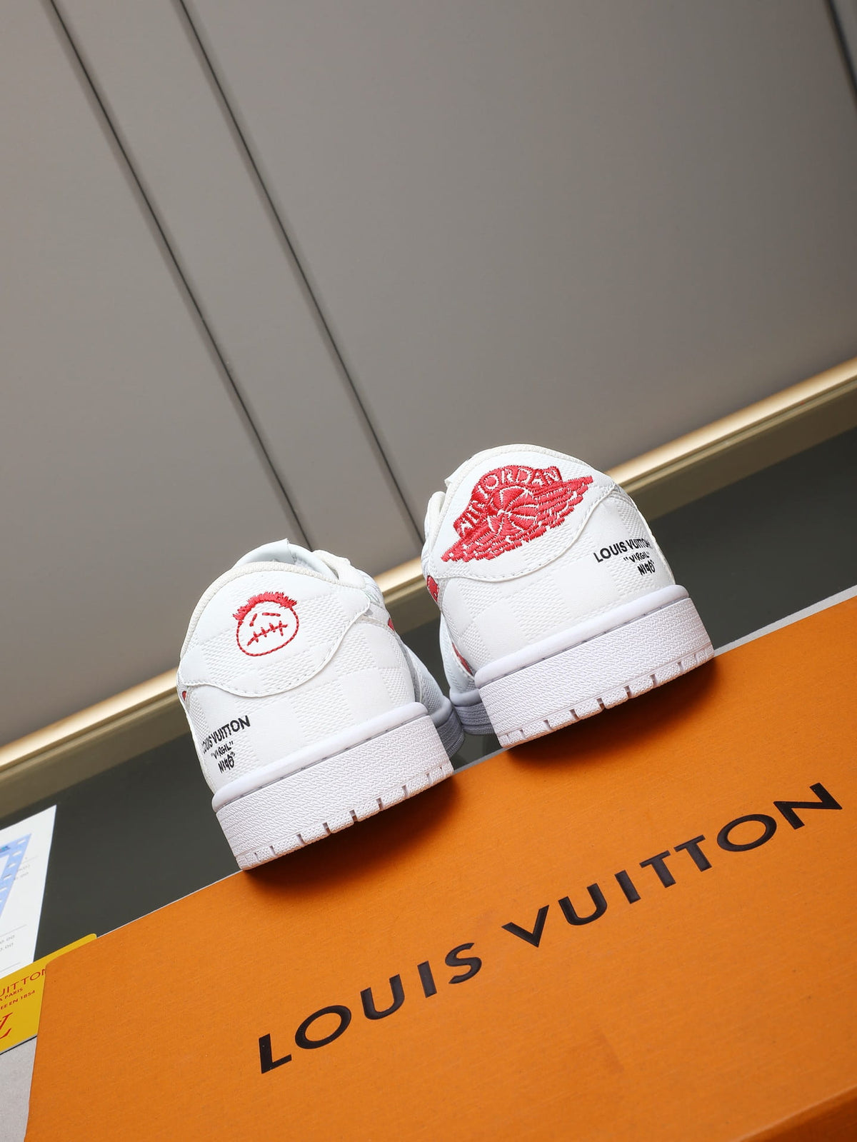 Louis Vuitton x Takashi Murakami Cherry White Low-Top Sneakers