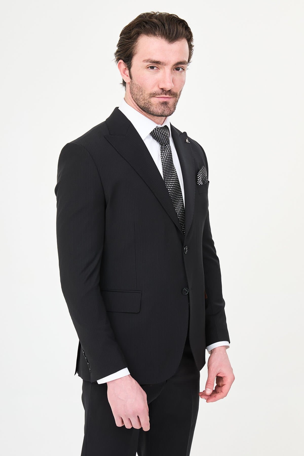Men’s Black Slim Fit Formal Suit