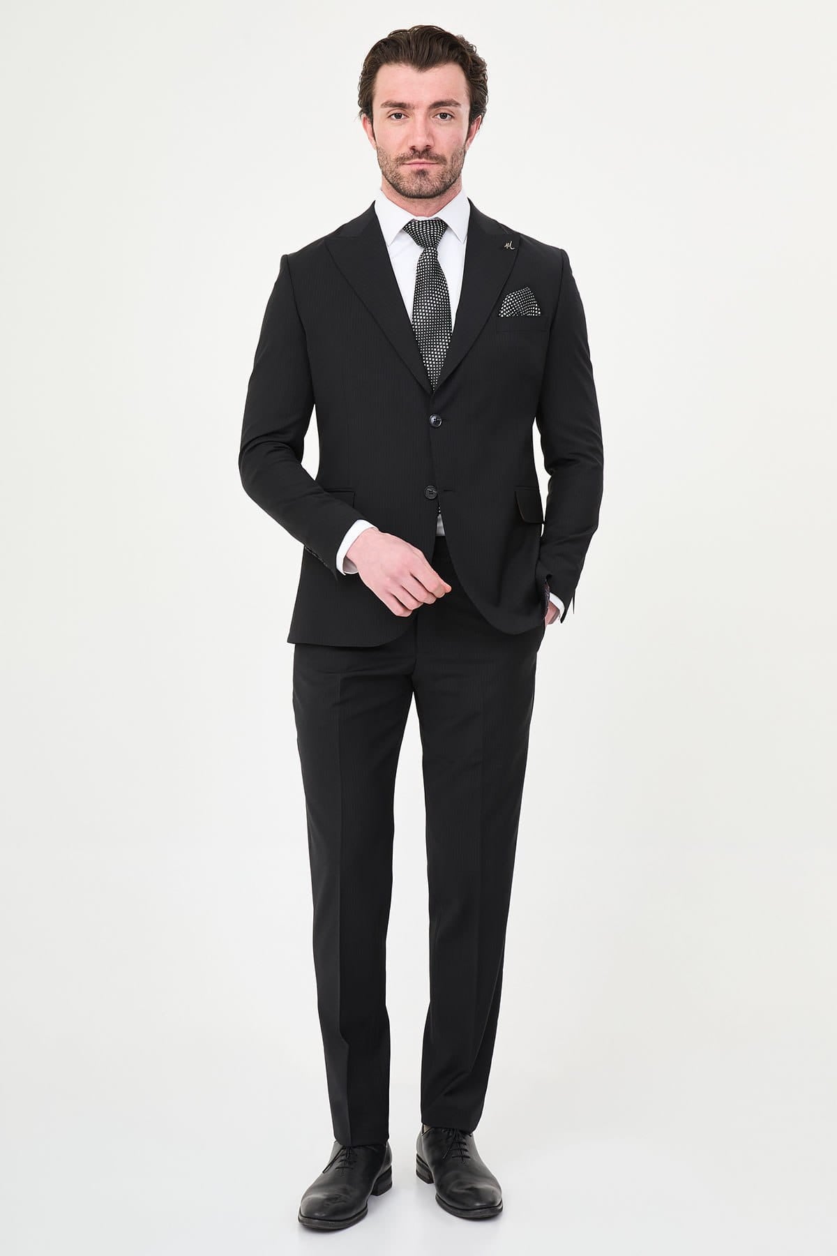 Men’s Black Slim Fit Formal Suit