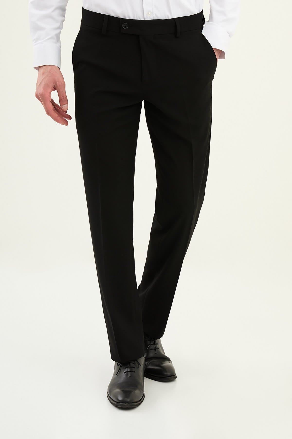 Men’s Black Slim Fit Formal Trousers