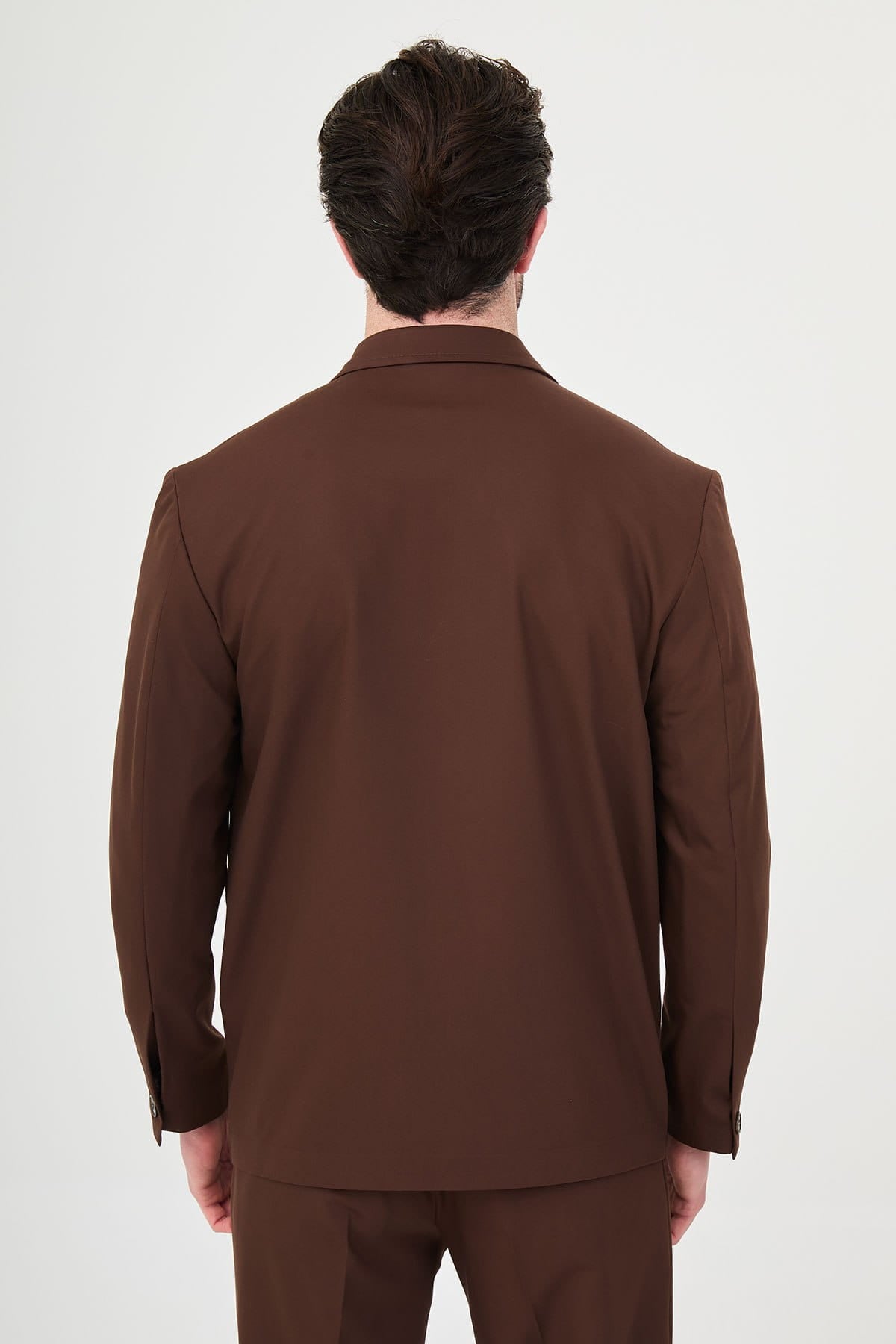 Men’s Brown Casual Slim Fit Suit