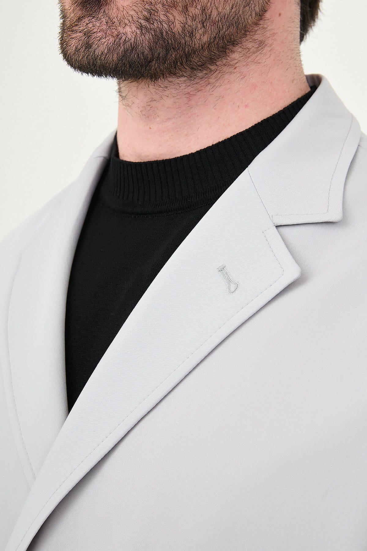 Men’s Light Grey Slim Fit Suit