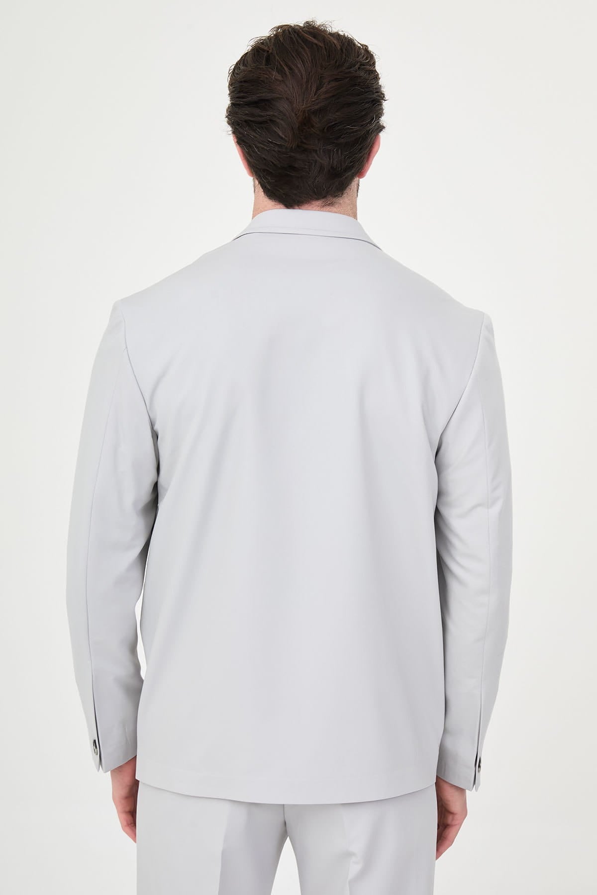 Men’s Light Grey Slim Fit Suit