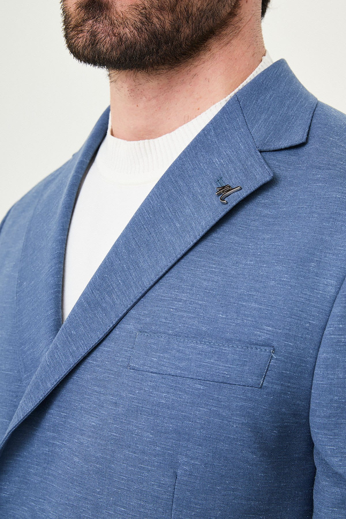 Men’s Sky Blue Slim Fit Suit