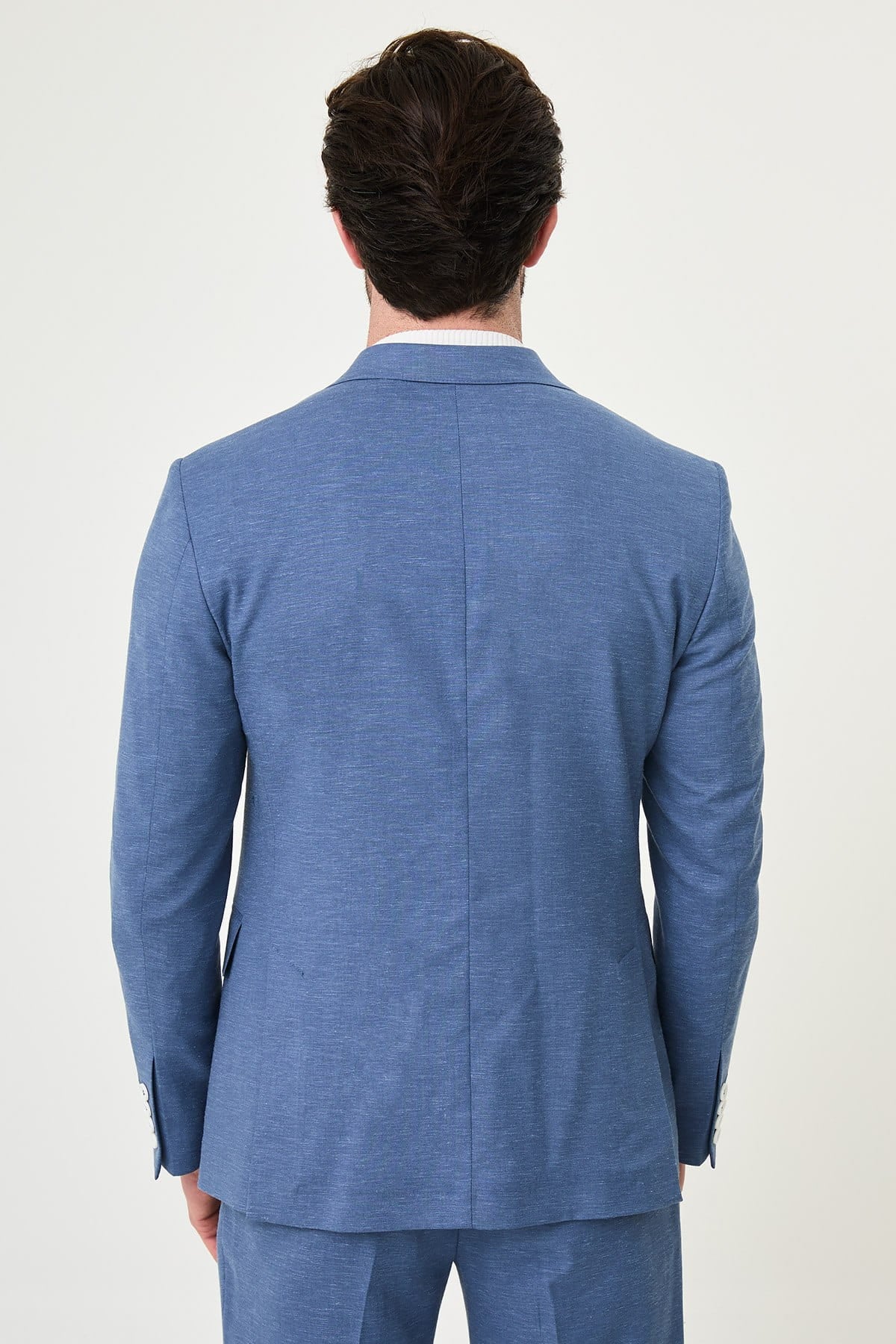 Men’s Sky Blue Slim Fit Suit