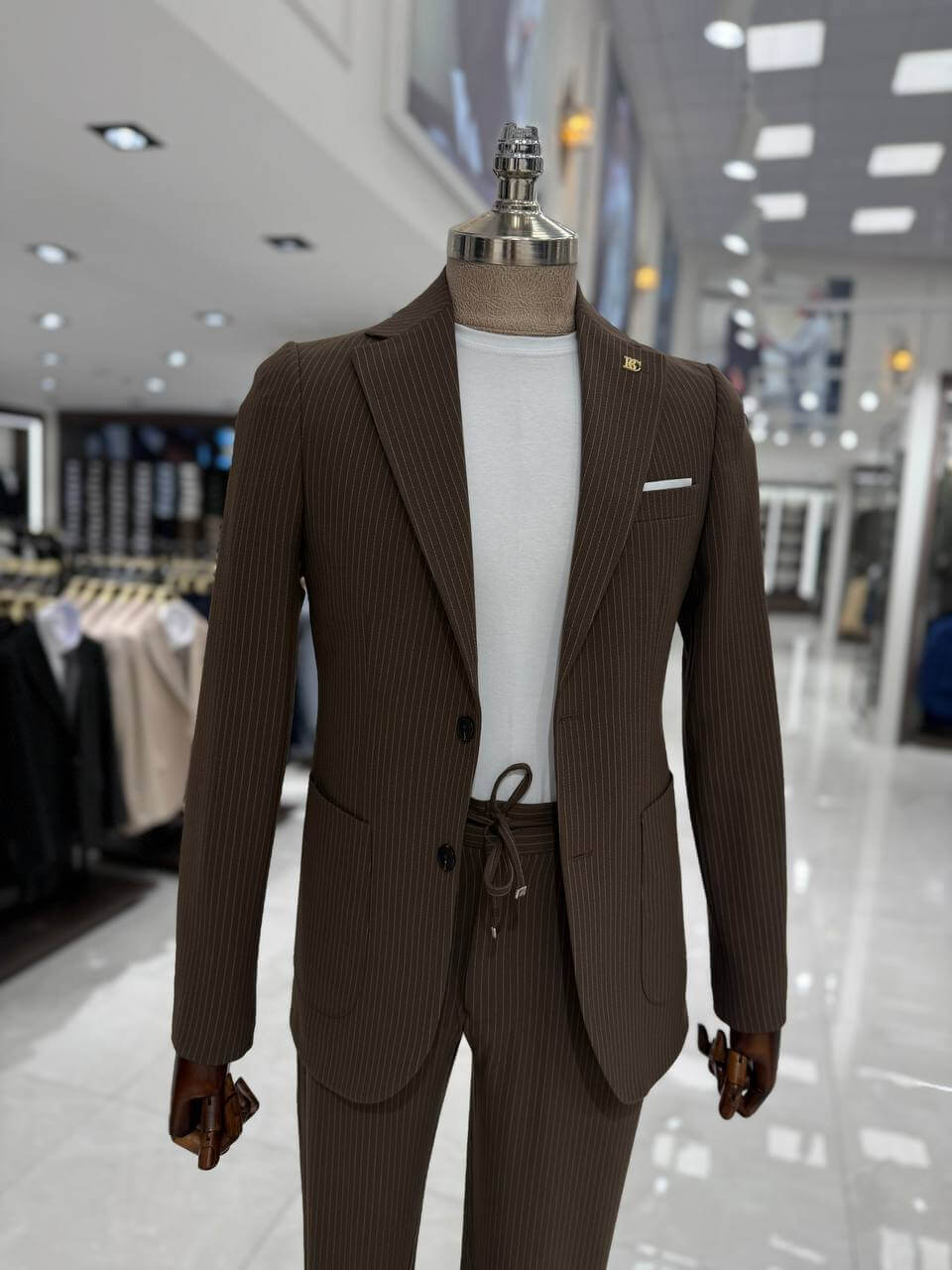 Suitharbor Slim Fit Striped Suit – Multiple Colors