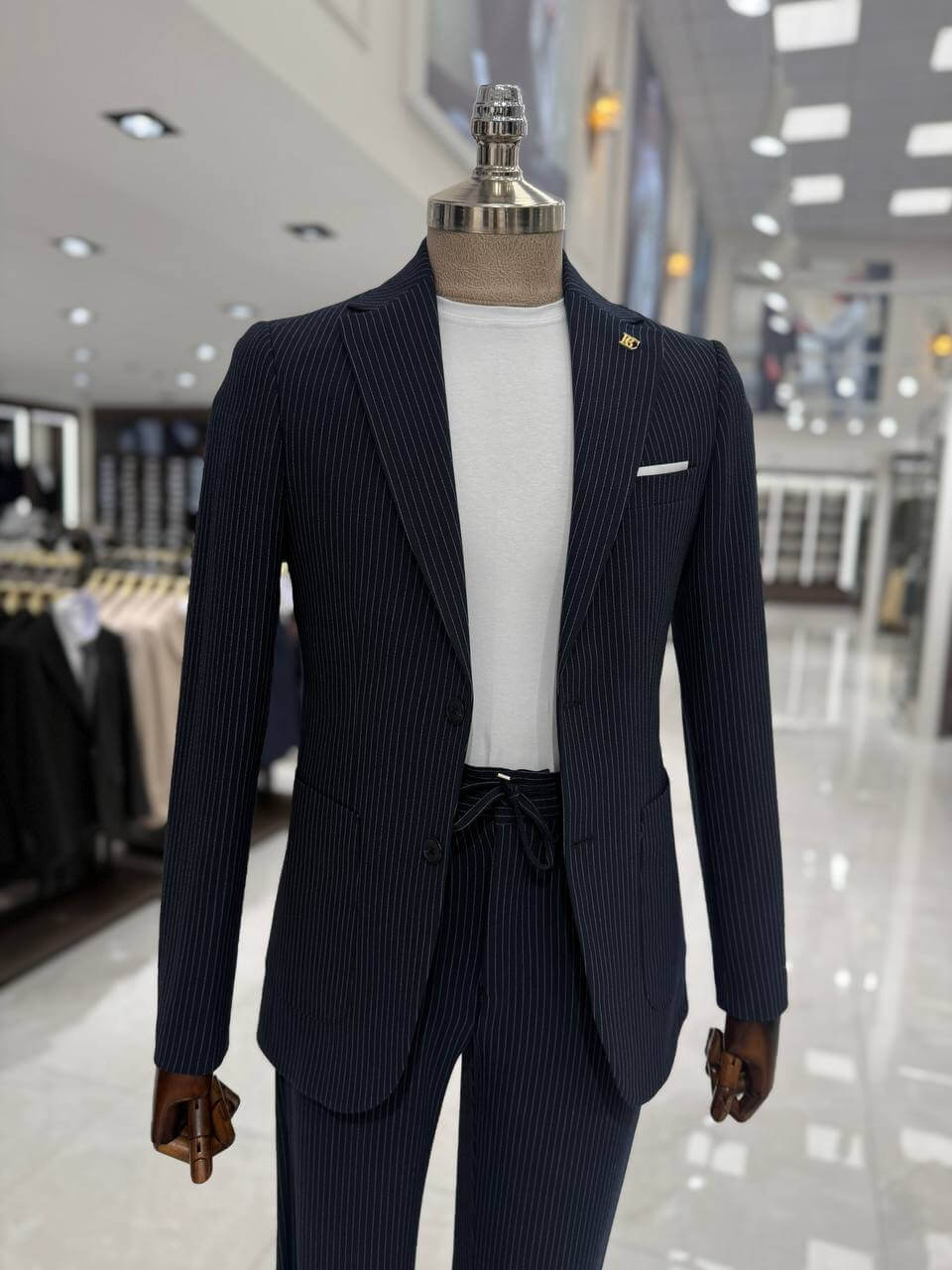 Suitharbor Slim Fit Striped Suit – Multiple Colors
