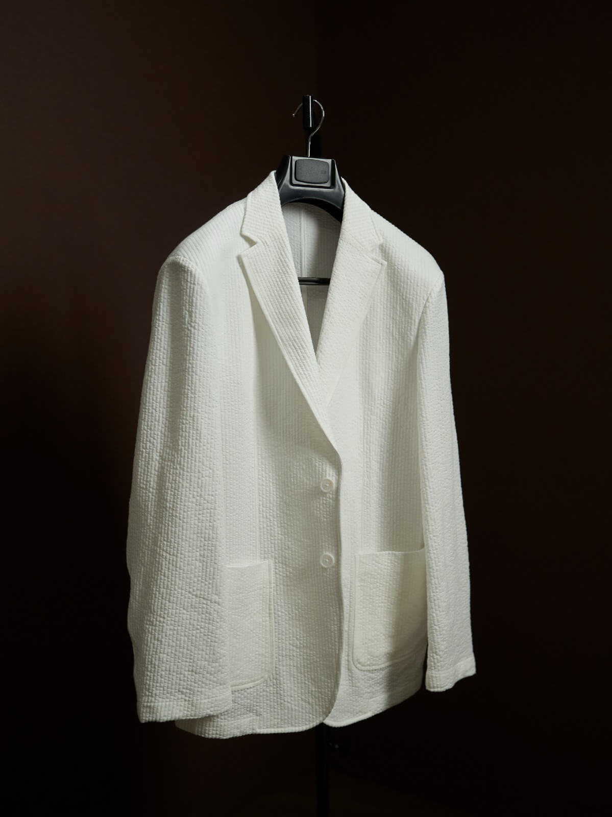The White Seersucker Blazer