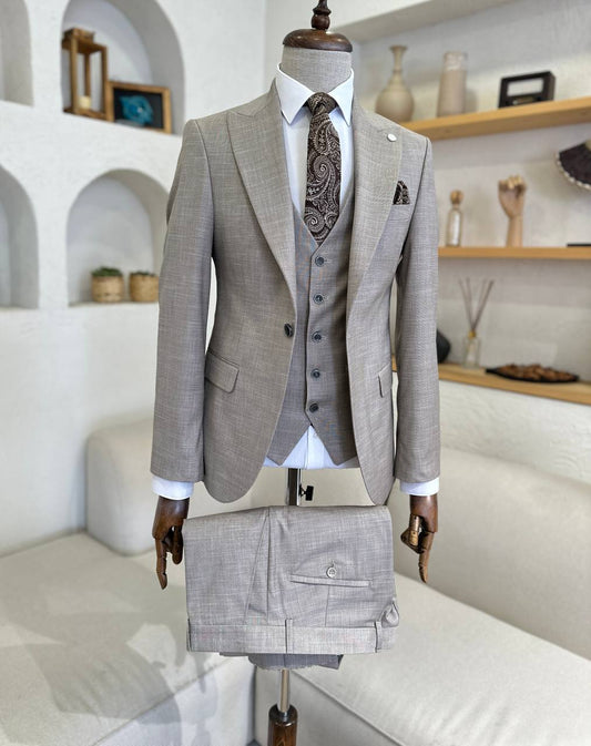 Sandstone Classic Gray Suit