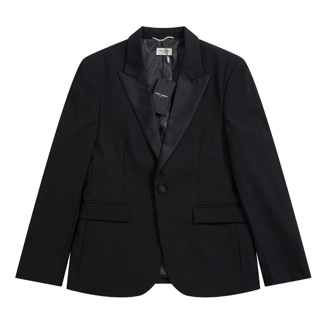 Yves Saint Laurent Black Le Smoking Blazer