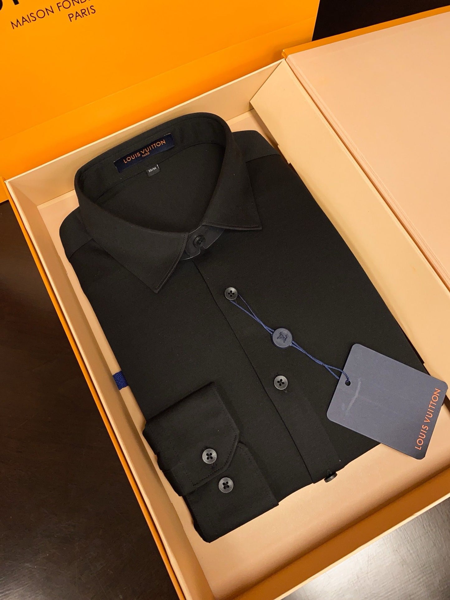 Black Tailored Fit Luxury Dress Shirt - SUITHARBOR