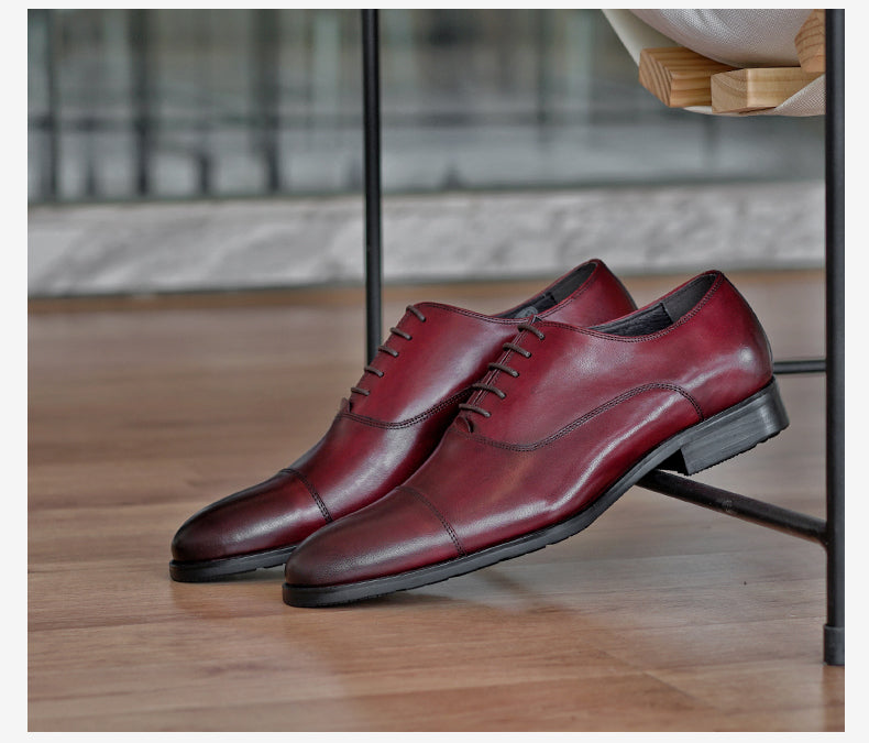 Artisan Burgundy Oxford Shoes