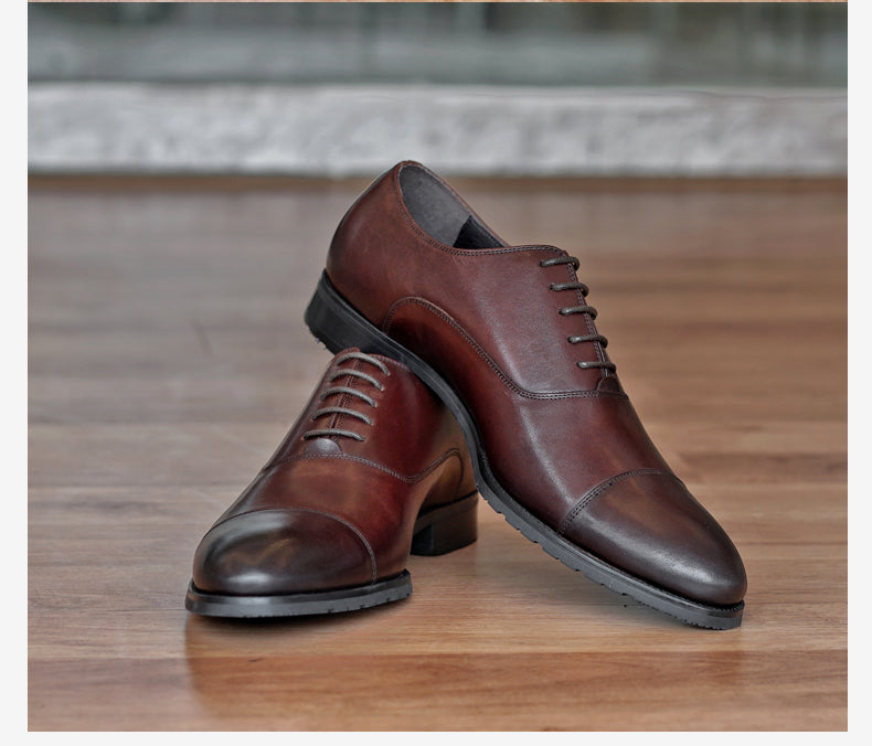 Artisan Burgundy Oxford Shoes