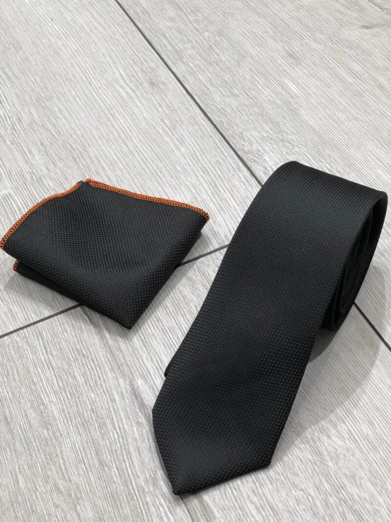 Classic Handmade Black Tie for Men - SUITHARBOR