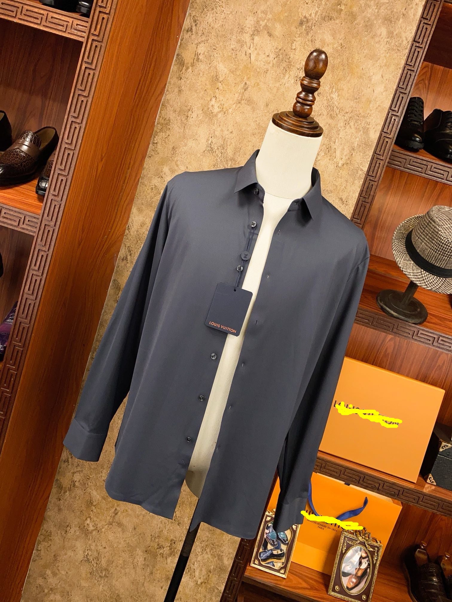 Grey Essential Dress Shirt - SUITHARBOR