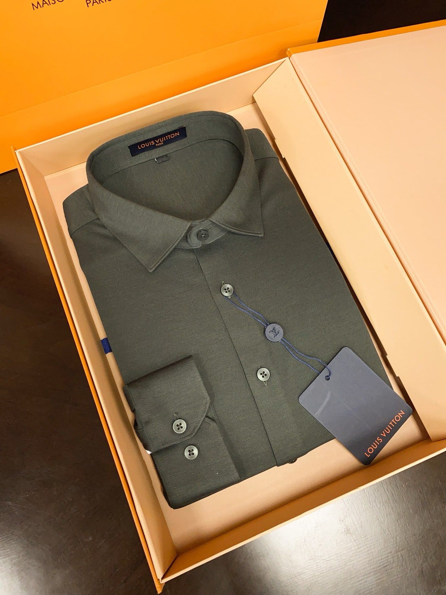 Grey Premium Dress Shirt - SUITHARBOR