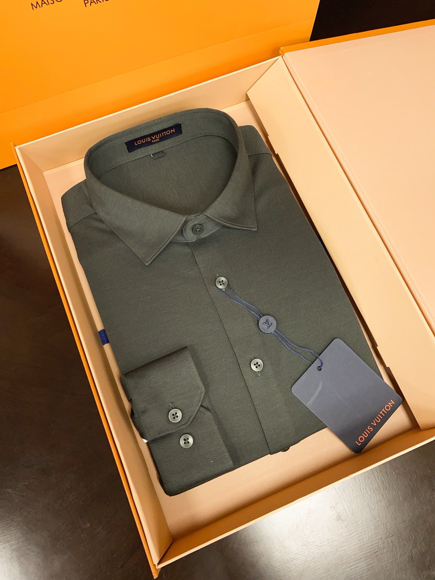 Grey Premium Dress Shirt - SUITHARBOR