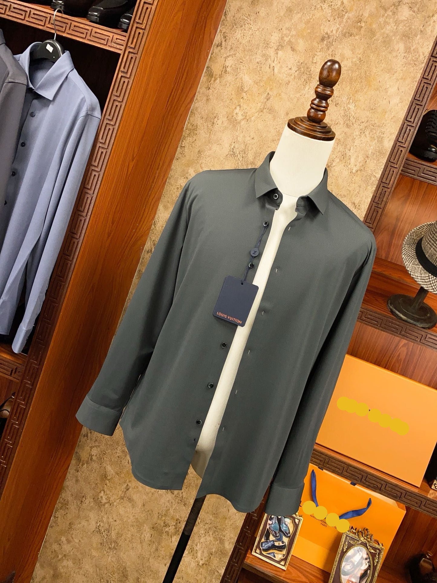 Grey Premium Dress Shirt - SUITHARBOR