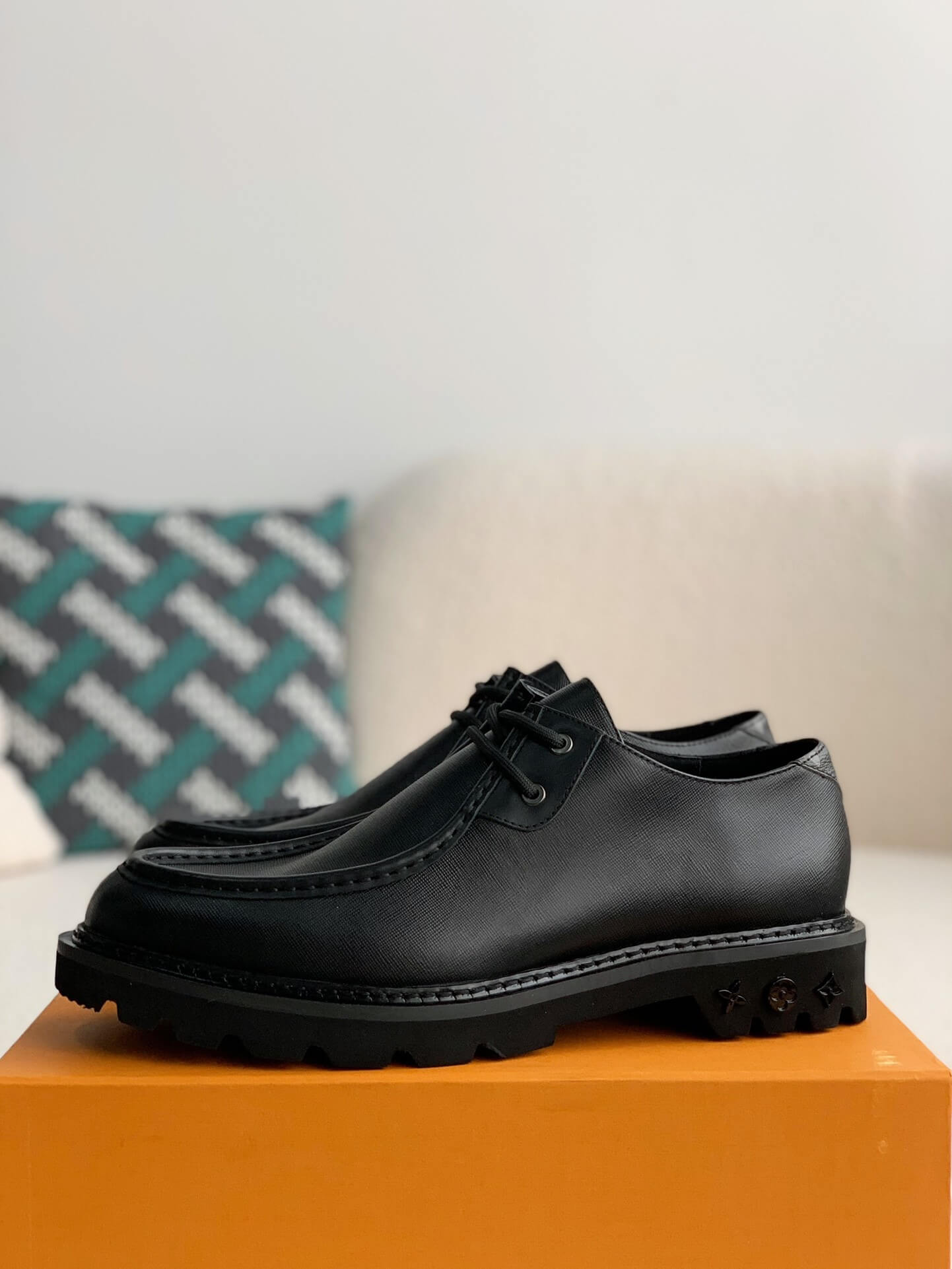 Louis Vuitton LV Ranger Black Derby Shoe