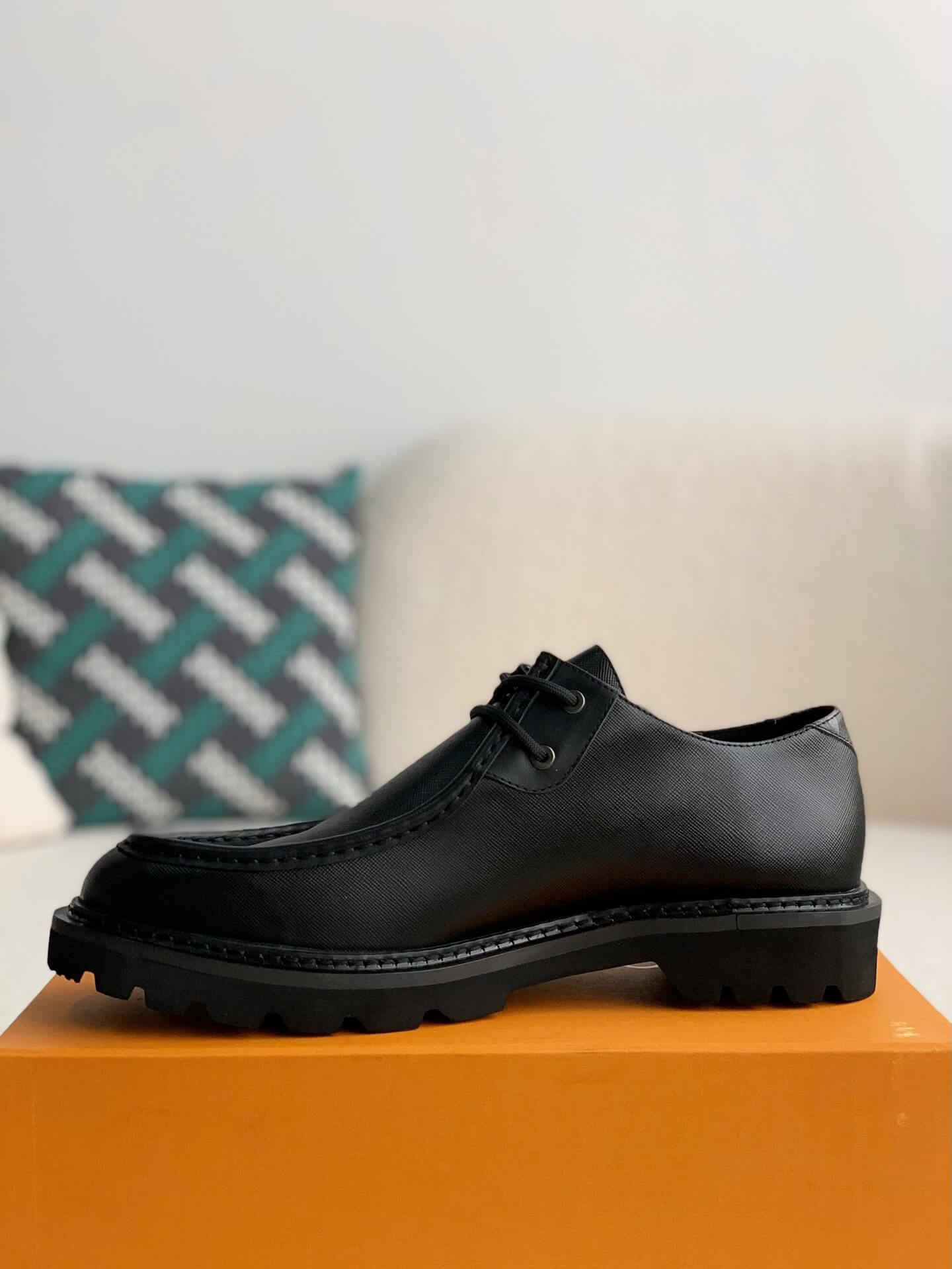 Louis Vuitton LV Ranger Black Derby Shoe