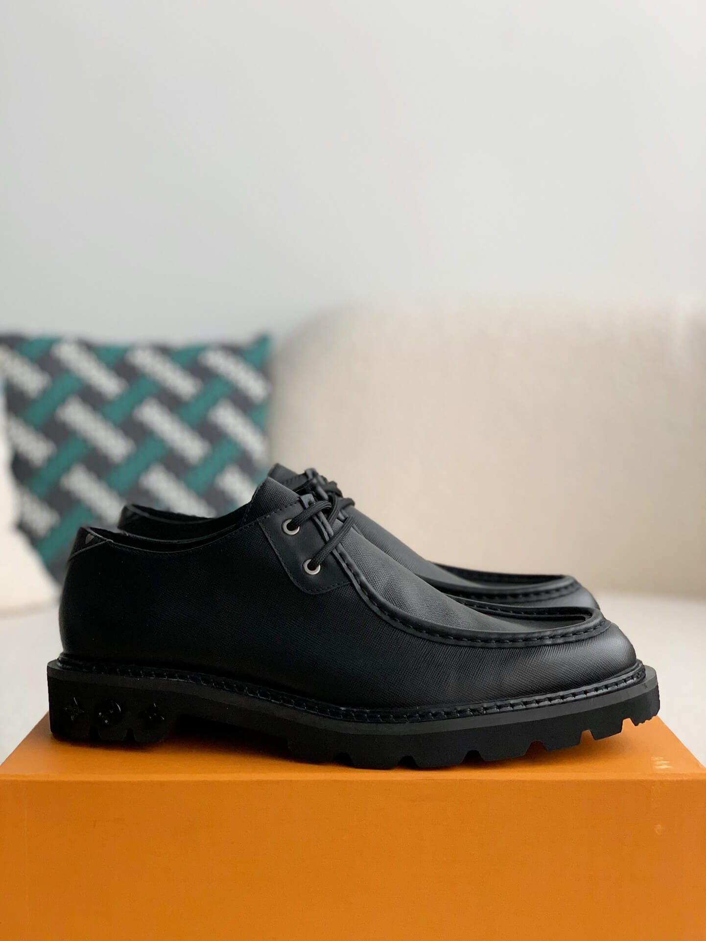 Louis Vuitton LV Ranger Black Derby Shoe