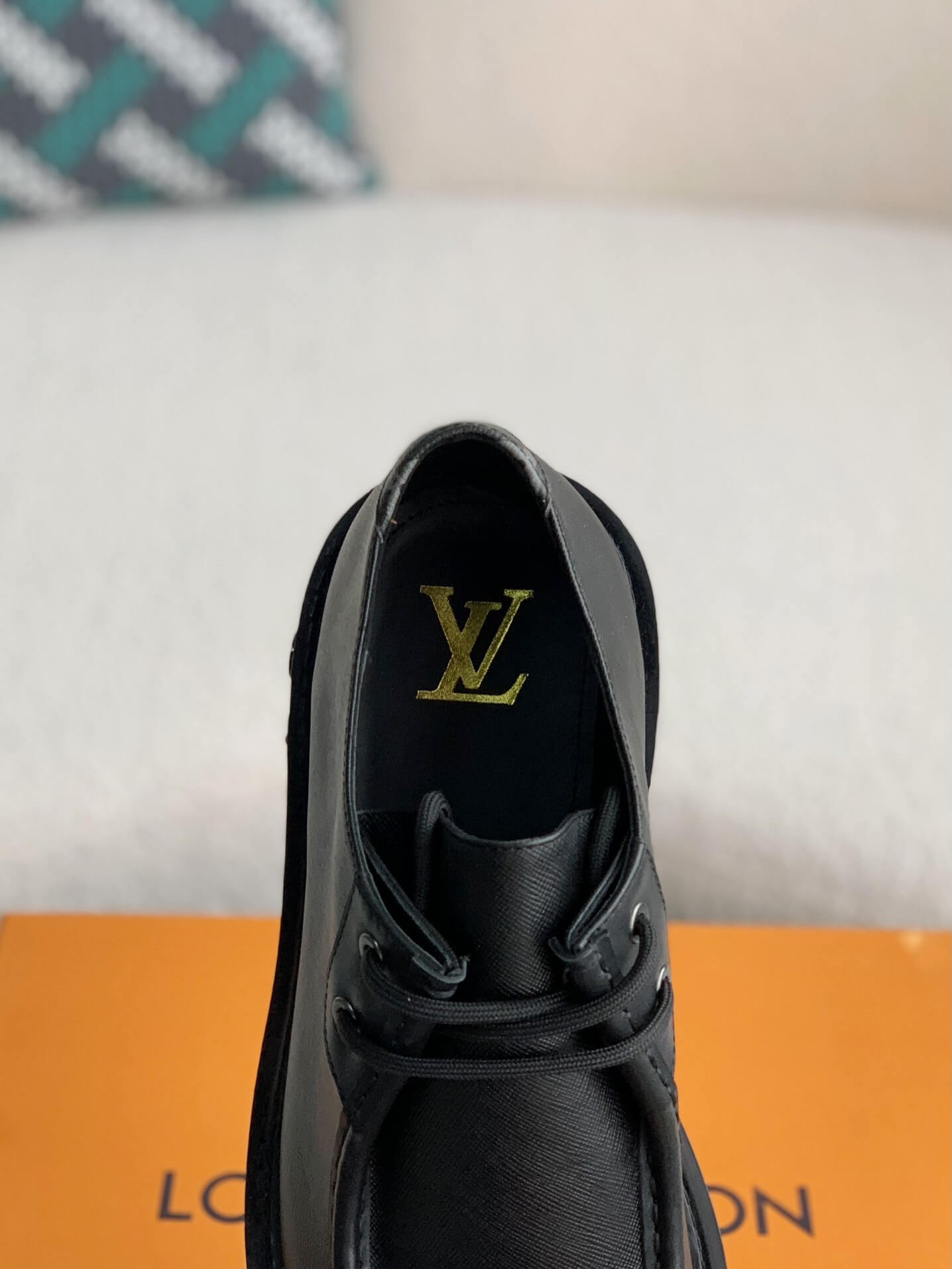 Louis Vuitton LV Ranger Black Derby Shoe