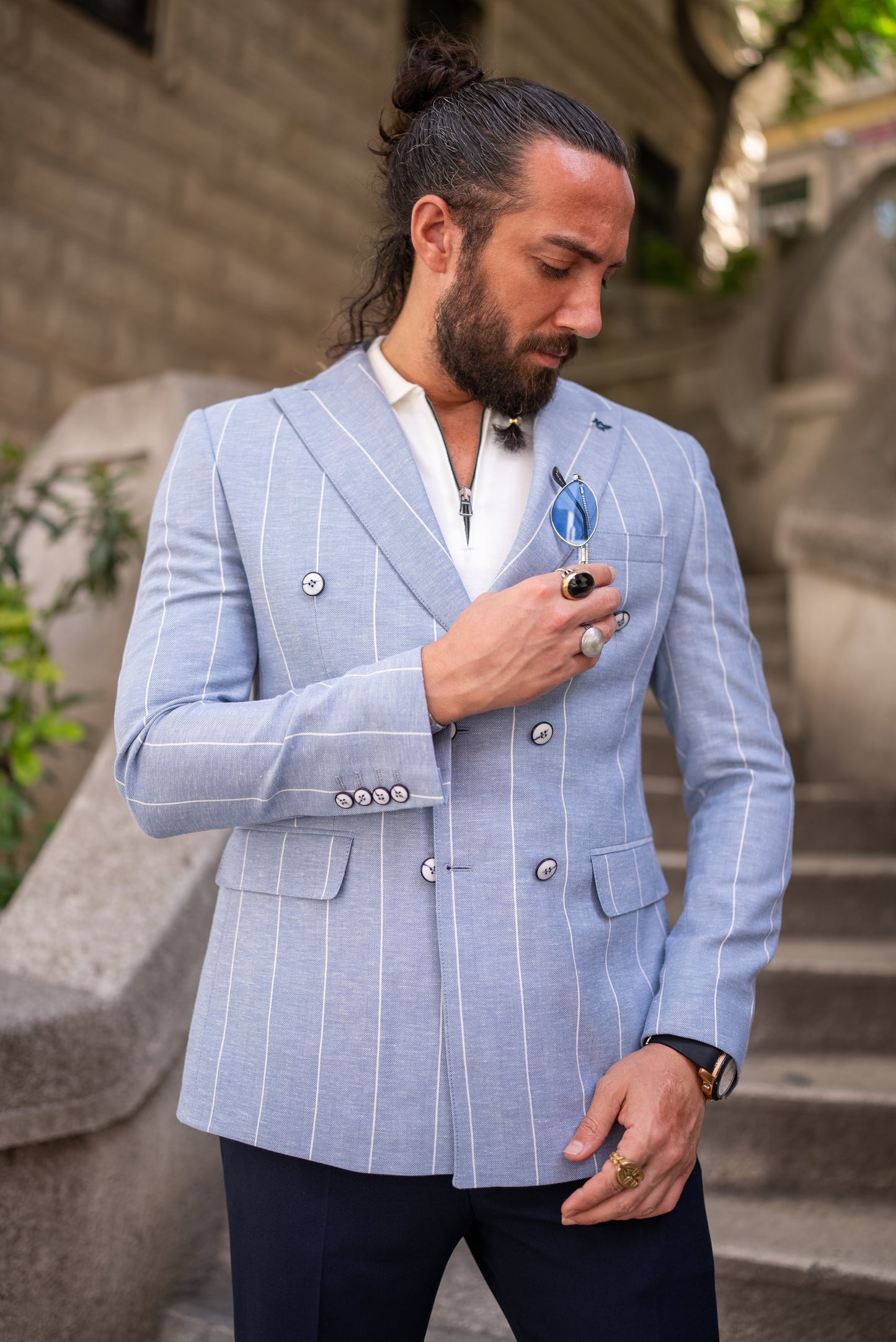 Cerulean Classic Double Breasted Jacket