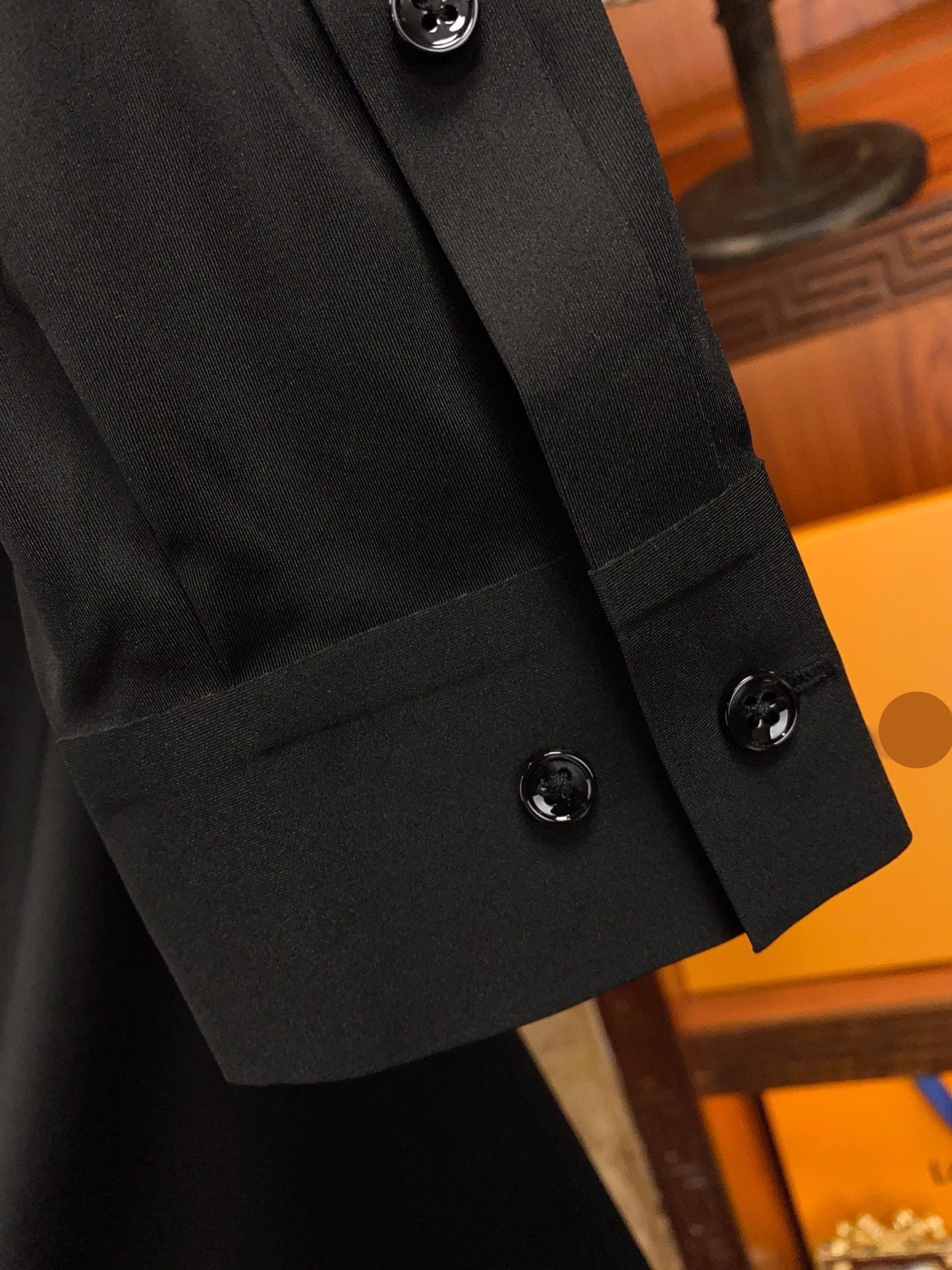 Men’s Black Signature Dress Shirt - SUITHARBOR