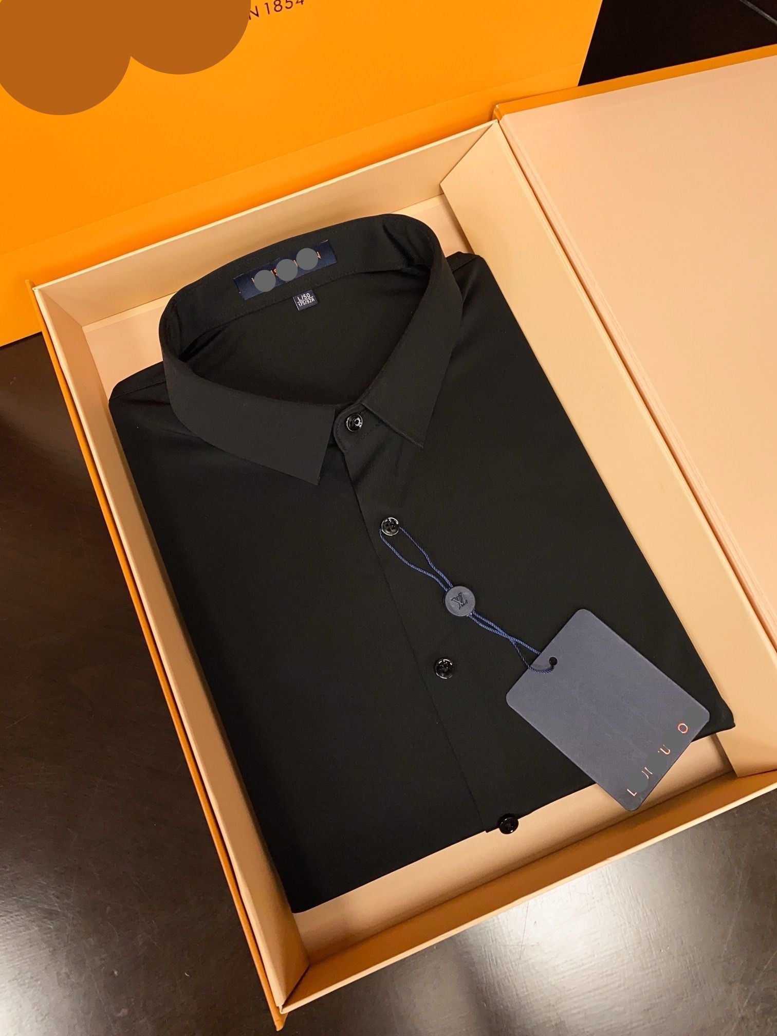 Men’s Black Signature Dress Shirt - SUITHARBOR