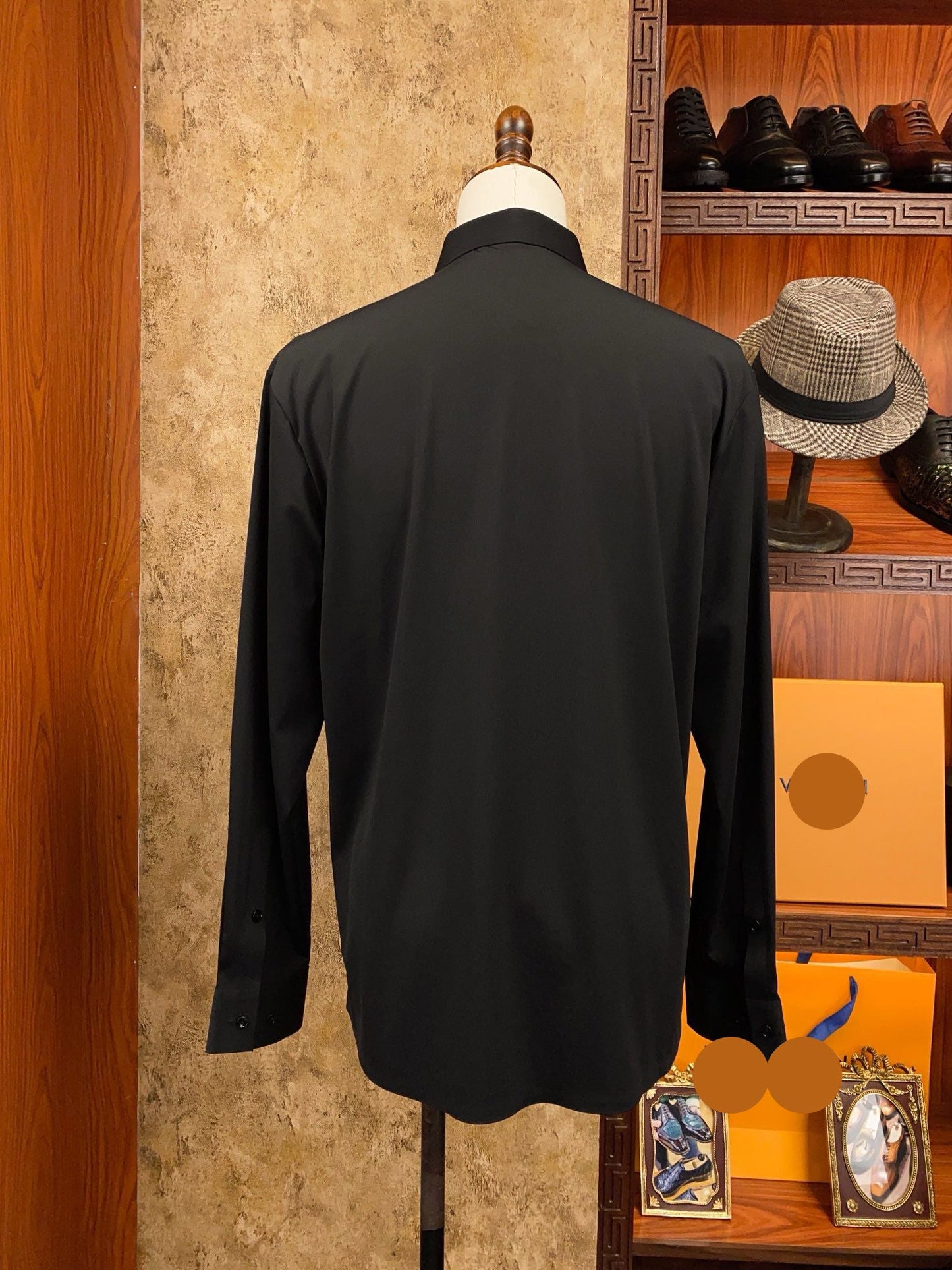 Men’s Black Signature Dress Shirt - SUITHARBOR