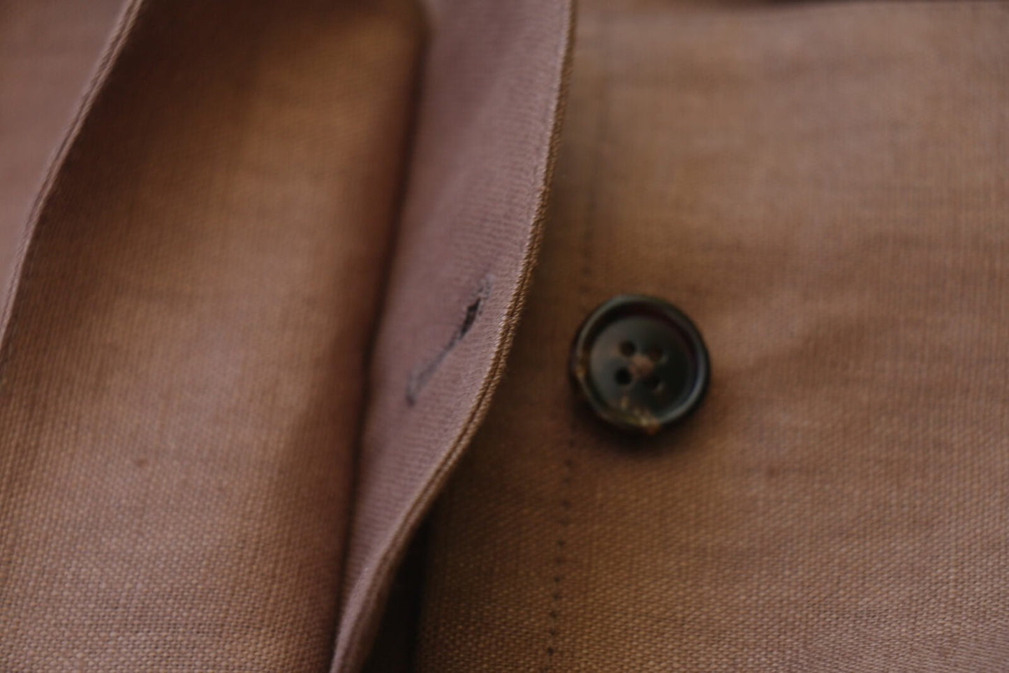 Men’s Brown Linen Field Jacket - SUITHARBOR