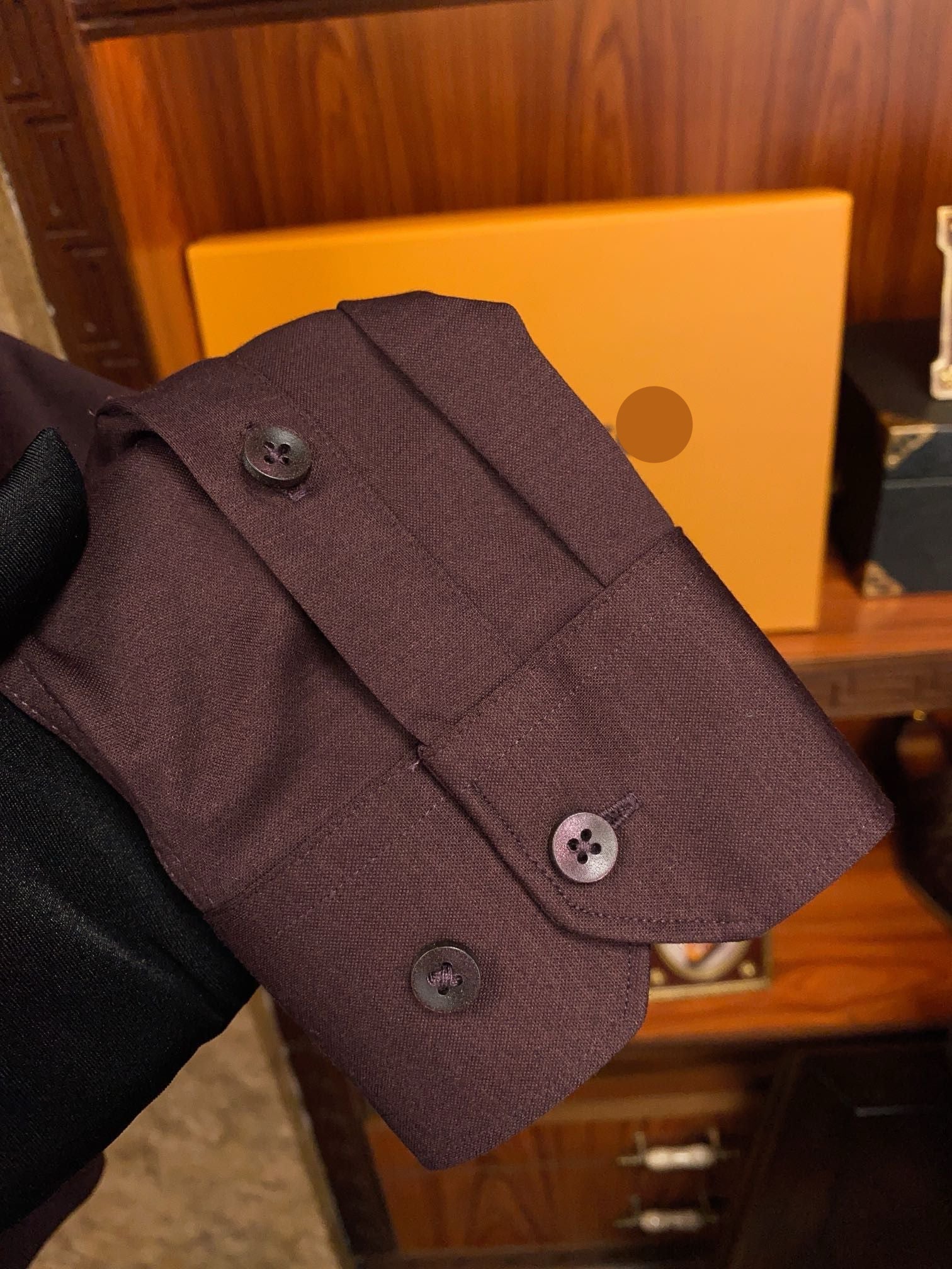 Men’s Brown Prestige Dress Shirt - SUITHARBOR