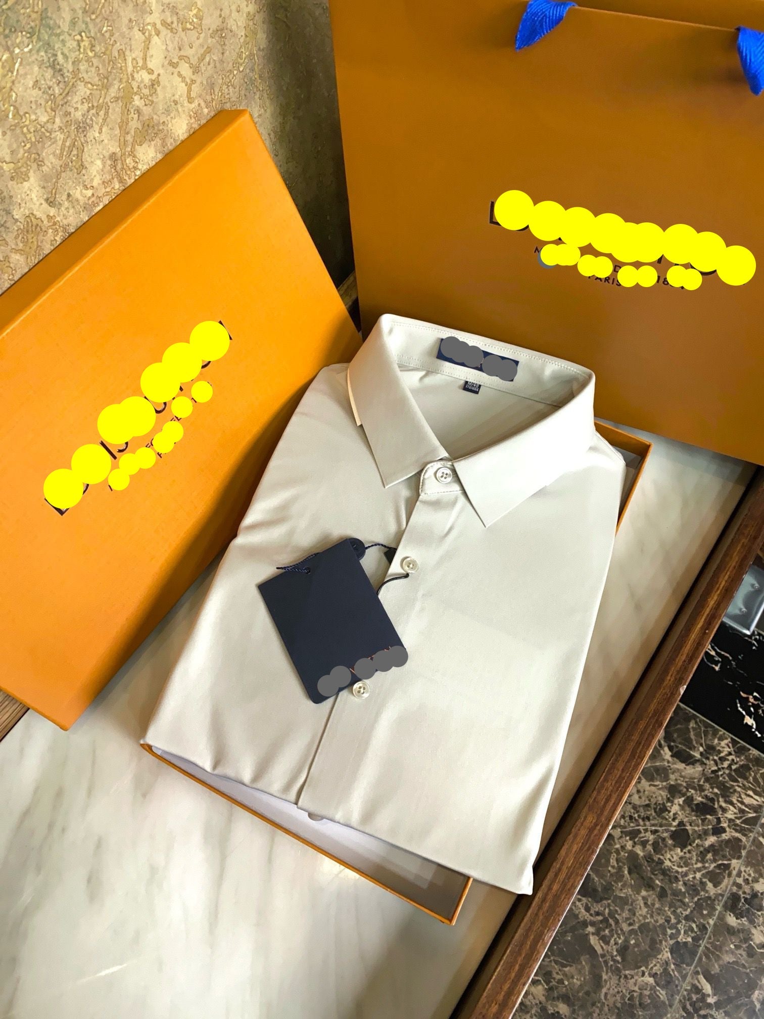 Men’s Ivory White Dress Shirt - SUITHARBOR