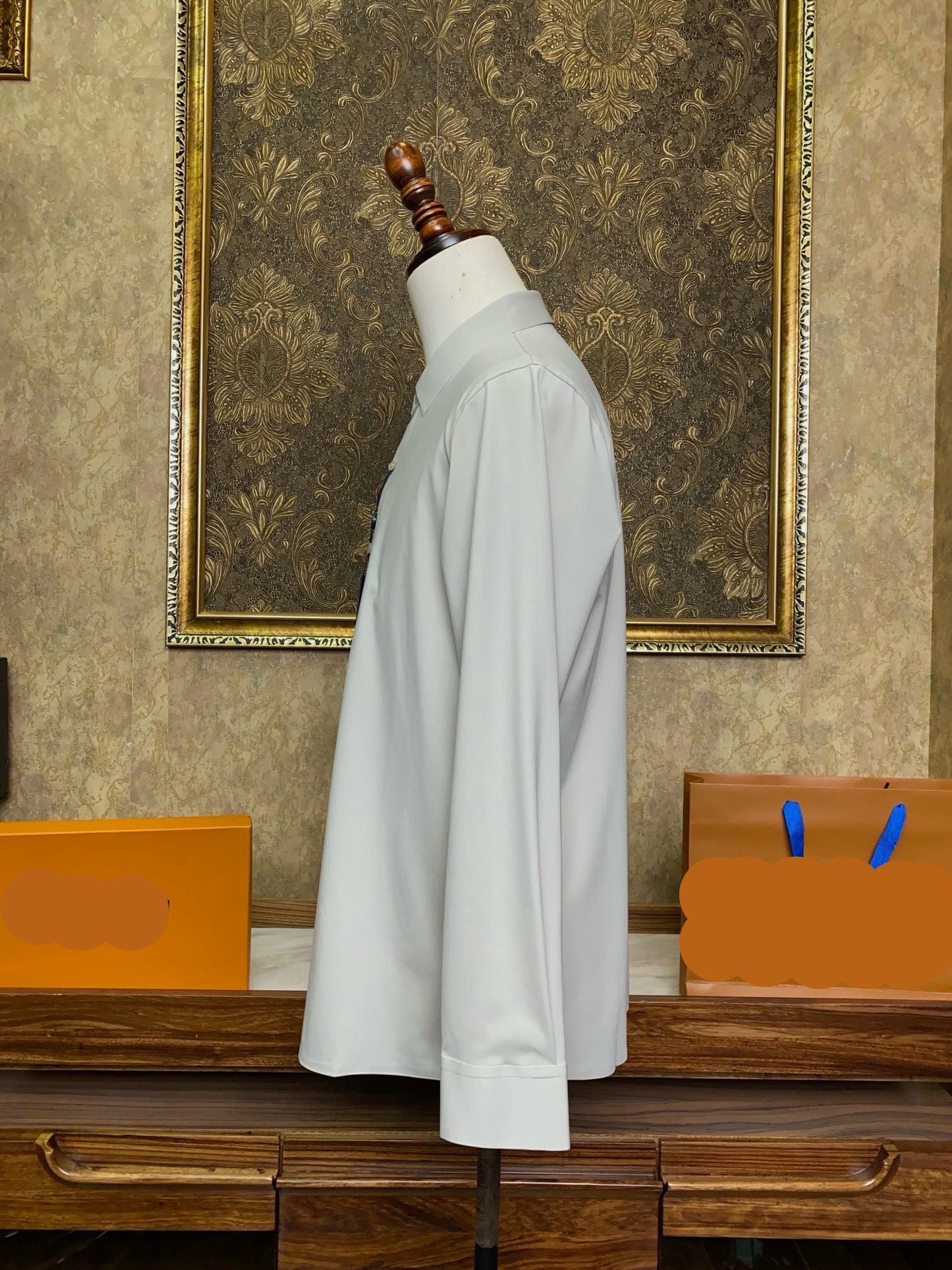 Men’s Ivory White Dress Shirt - SUITHARBOR